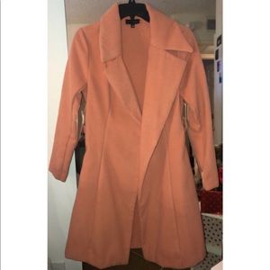 Pink long coat